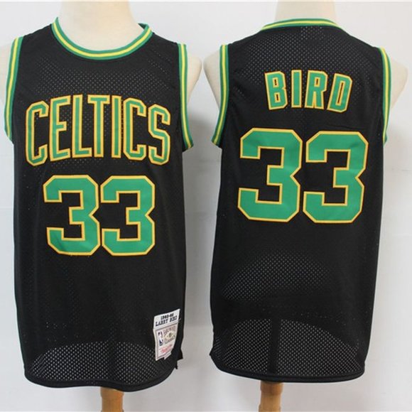 larry bird black jersey